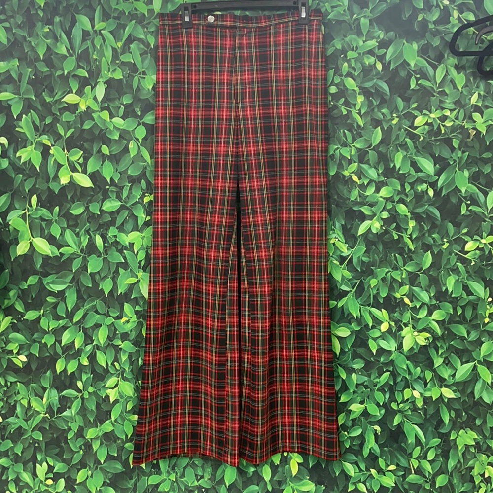 Vintage Christenfeld Plaid Bell Bottoms
